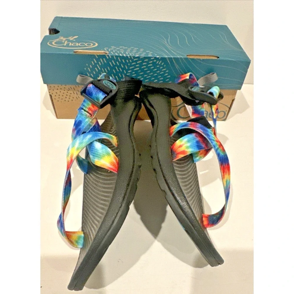 Chaco Youth Size 6M/EU 37 Z1 Ecotread Tie Dye Strap Sandals Washable